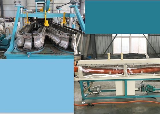 Vertikale flexible Rohr-Maschine des Erschütterungs-Abflussrohr-40kg/H 159mm