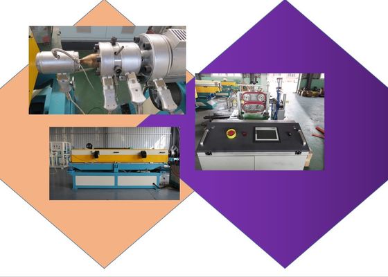 Einzelner Wand HDPE 550mm Plastikgewölbte Rohr-Maschine