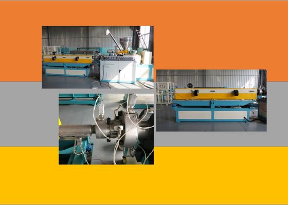 Plastik-HDPE Rohr-Kabel-gewölbte Rohr-Extruder-Fertigungsstraße