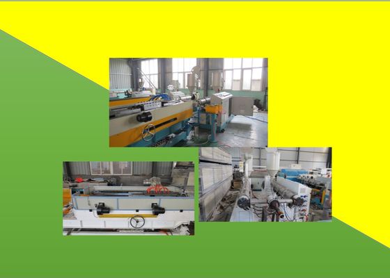 50mm HDPE gewölbte Rohr-Verdrängung, die Maschinen-Linie macht