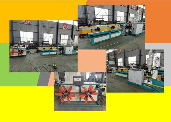 HDPE 15m/Min gewölbte Abflussrohr-Fertigungsstraße