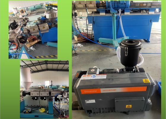 doppel-wandige gewölbte Rohr-Fertigungsstraße PVCs 2-3.5m/Min 250-300 kg/h