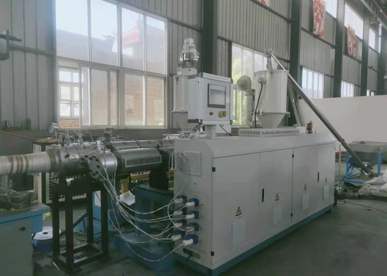 Plastik-HDPE-PET einzelne Wand-gewölbte Rohr-Verdrängungs-Maschine 10 m/min