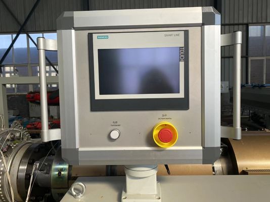 Rohr-Gas PVC-Rohr-Verdrängungs-Linie PLC-System Material PVCs CPVC UPVC