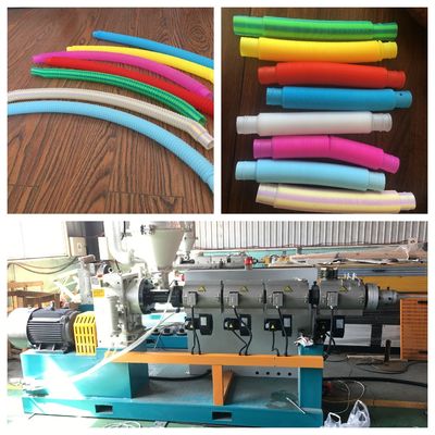 Automatisches medizinisches Akkordeon-elektrischer flexibler gewölbter Rohr-Extruder