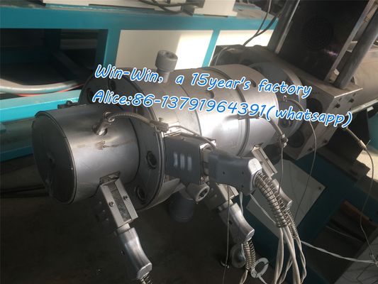 Einzelne Doppelschnecken-Extrusionslinie für Kunststoff-PPR-HDPE-PVC-Wellrohr