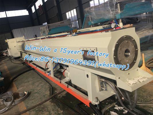 Einzelne Doppelschnecken-Extrusionslinie für Kunststoff-PPR-HDPE-PVC-Wellrohr