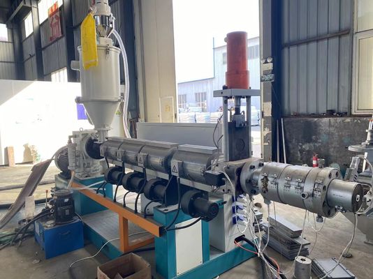 Kunststoff-HDPE-PP-Rohr-Einschnecken-Kunststoff-Extrusionsmaschine Extrusionslinie