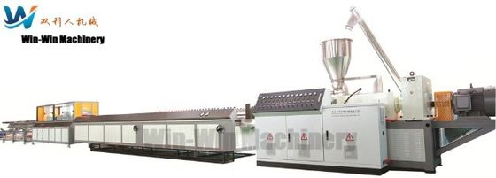 Farbmuster-Gremiums-Doppelschneckenextruder für zusammengesetztes WPC-Palettenstapelungs-Brett