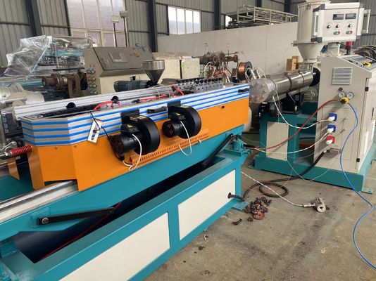 Wand-gewölbte Rohr-Extruder-Maschinen-einzelne Schraube pp.-PET-PVC-PAs einzelne