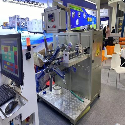 PVC-PET PPR einzelnes doppel-wandiges gewölbtes Plastikrohr, das Maschinen-hohe Geschwindigkeit macht