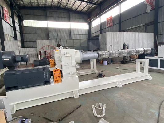 HDPE doppel-wandige gewölbte Rohr-Fertigungsstraße-Rohr-Extruder-Maschine