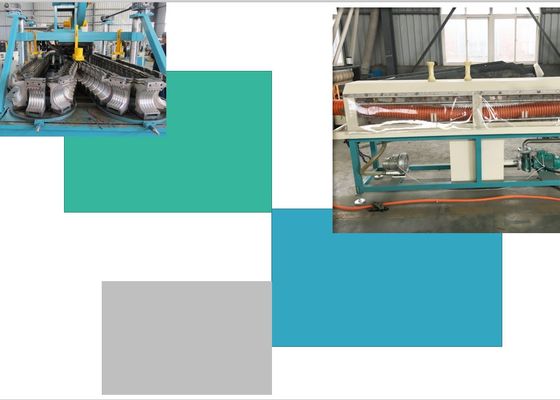 Vertikale flexible Rohr-Maschine des Erschütterungs-Abflussrohr-40kg/H 159mm
