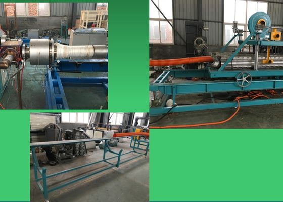 PET 50-100kg/H flexible Rohr-Maschinen-Stahldraht-verstärkte Schlauch-Maschine