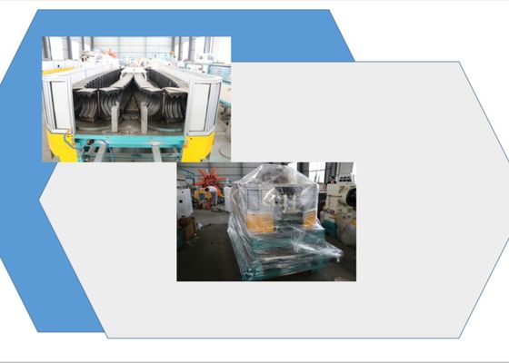 PET-HDPE 650mm einzelne Wand-gewölbte Rohr-Maschine