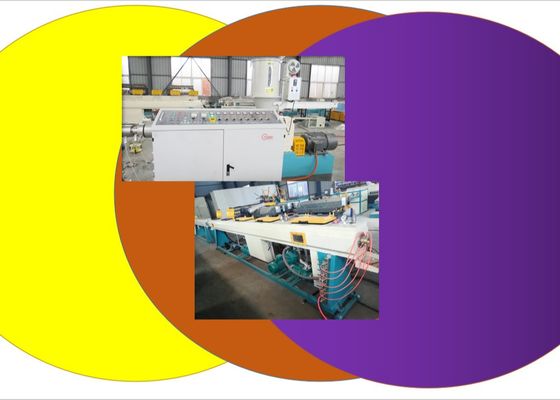 HDPE Doppelkunststoffrohr-Verdrängungs-Linie schrauben-750mm