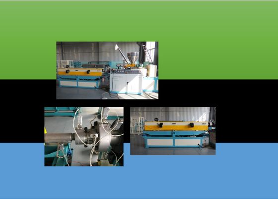 Plastik-HDPE Rohr-Kabel-gewölbte Rohr-Extruder-Fertigungsstraße