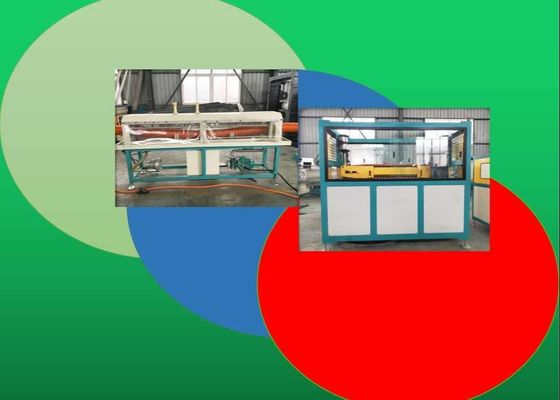 PET 65kw 150kg/H doppel-wandige gewölbte Rohr-Verdrängungs-Linie