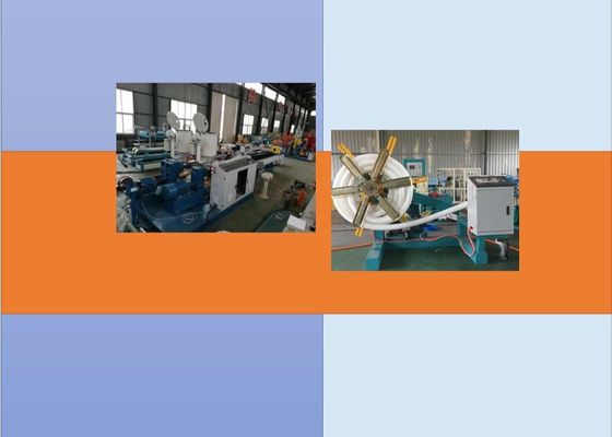 Doppel-wandige gewölbte Rohr-Maschine ABB-Inverter PET-PVCs