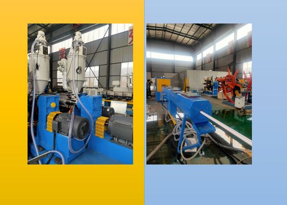 HDPE Schraube PLC 250kgh tiefes gewölbte Rohr-Verdrängungs-Linie