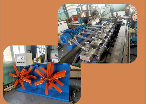 Hüllen-ExtruderPVC-40m/Min Drahtseil die Herstellung der Maschine