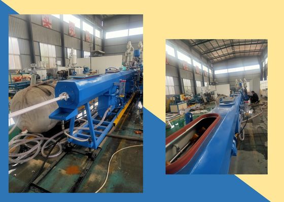 3 12m/Min 8KN HDPE der Rohr-Verdrängungs-Schichten Linien-einzelne Schraube