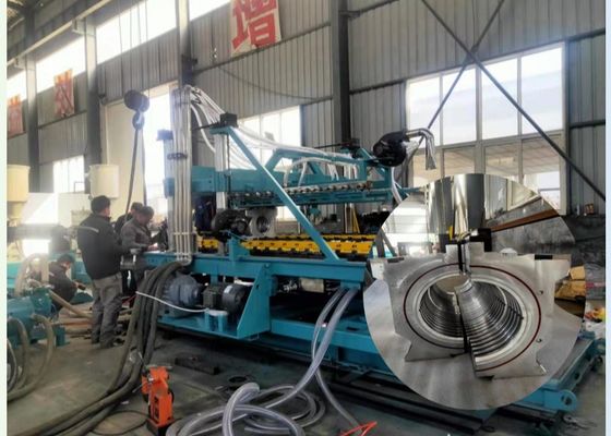 200mm PVC-PET doppel-wandiger gewölbter Rohr-Extruder