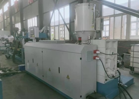 HDPE doppel-wandige gewölbte Rohr-Verdrängungs-Linie volles Intermeshing 6,5 m/min