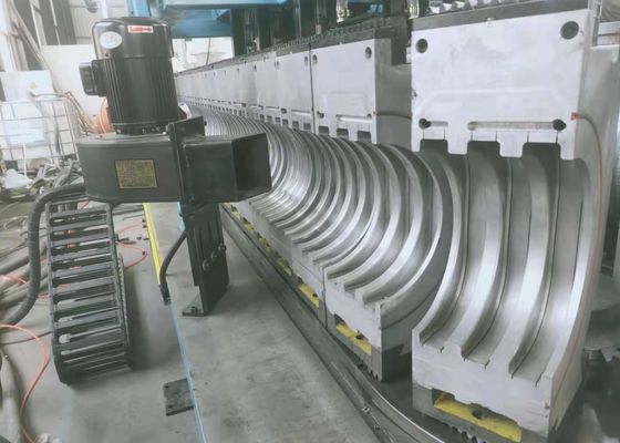 Rohr-Verdrängungs-Plastiklinie 30KW PAs pp.-PET-PVC-EVA gewölbte