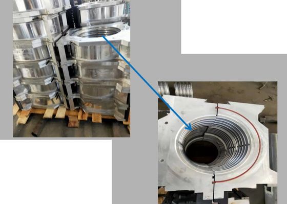 HDPE doppel-wandige gewölbte Rohr-Fertigungsstraße ID200mm ID600 Millimeter
