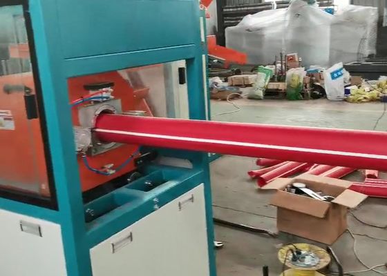 flache Rohr-Fertigungsstraße konische Doppelschraube 250-300kg/h PVCs