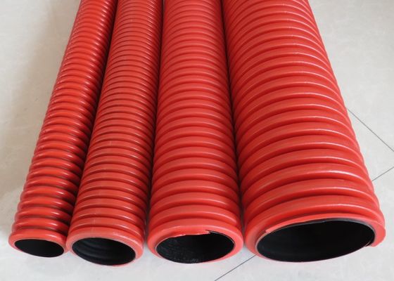 50-250 Millimeter-HDPE doppel-wandige gewölbte Rohr-Maschinen-Verdrängungs-Linie