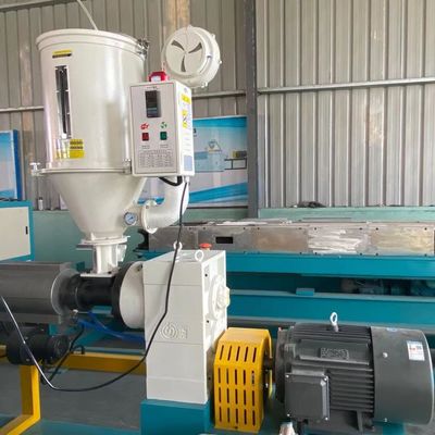 16-32mm PP. |PET|Einzelne Plastikwand PAs runzelte Rohr-Extruder PLC-Steuerung