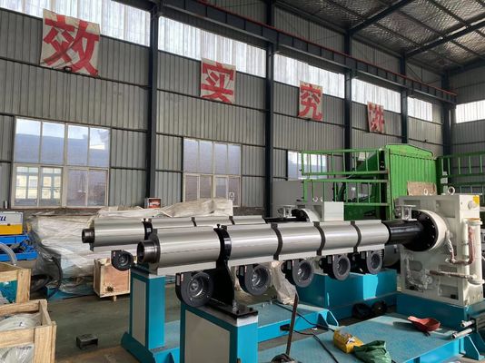 50mm-250mm HDPE doppel-wandige gewölbte Rohr-Maschine/Verdrängungs-Linie