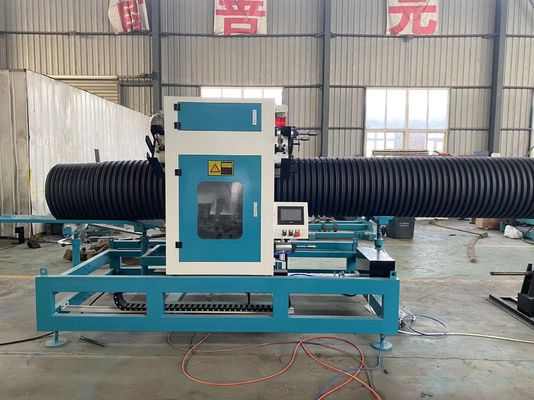 200mm - 400mm HDPE PET-pp. doppel-wandige gewölbte Rohr-Verdrängungs-Linie