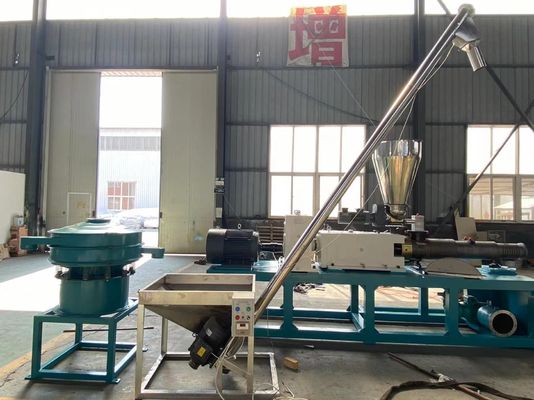 Rohr-Verdrängungs-Linie konischer Doppelschneckenextruder PVC-200-260kg/H