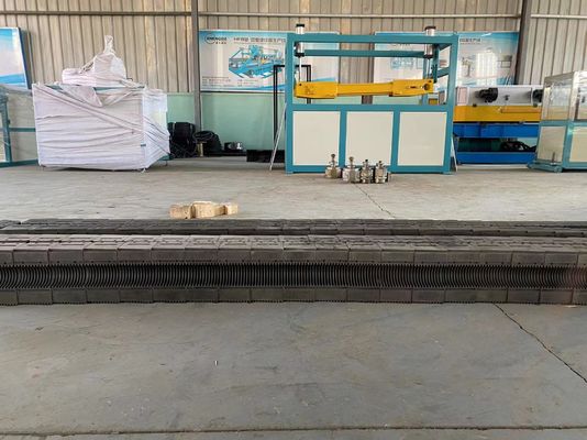 einzelne 80-150kg/H Schraubenzieher-Maschine für PET DES HDPE-pp. einzelne Wand-gewölbtes Rohr